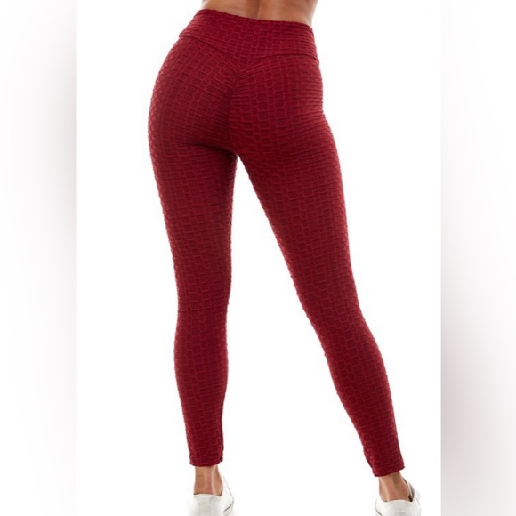 NWT Honeycomb Scrunch Leggings | High Waist | Phone Pocket | S/M – L/XL - Picture 2 of 5